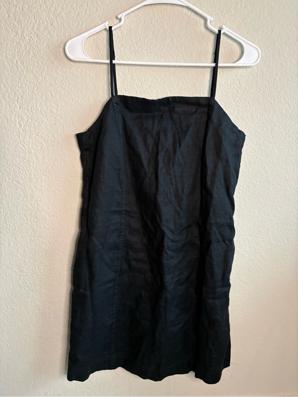 Madewell Black Mini Slip Dress